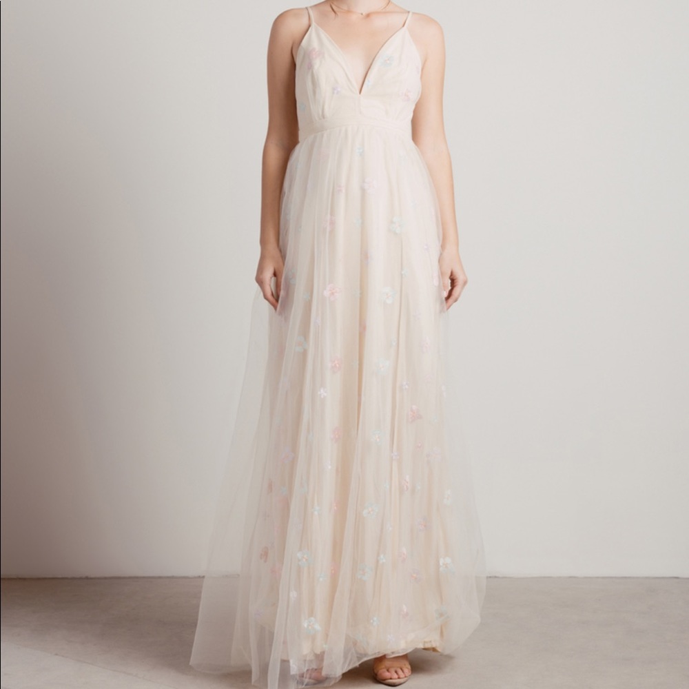 Formal floral dress